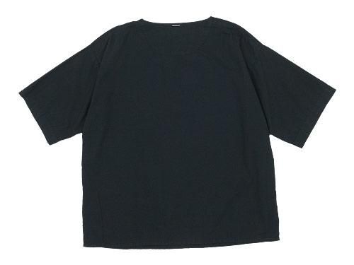 MHL. COTTON SLUB POPLIN T-SHIRTS 010BLACK ̥ǥ