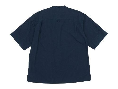 MHL. COTTON RAMIE POPLIN S/S SHIRTS 120NAVY ̥󥺡 5968150516