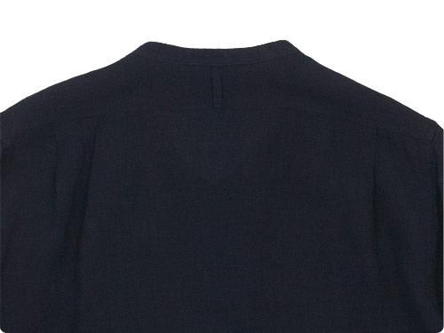 MARGARET HOWELL FINE LINEN NO COLLAR SHIRTS 120DARK NAVY ̥ǥ