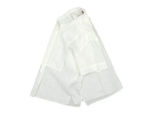 MARGARET HOWELL SOFT LINEN S/S SHIRTS 030WHITE ̥ǥ