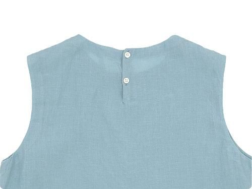 MARGARET HOWELL SOFT LINEN NO SLEEVE 116BLUE ̥ǥ