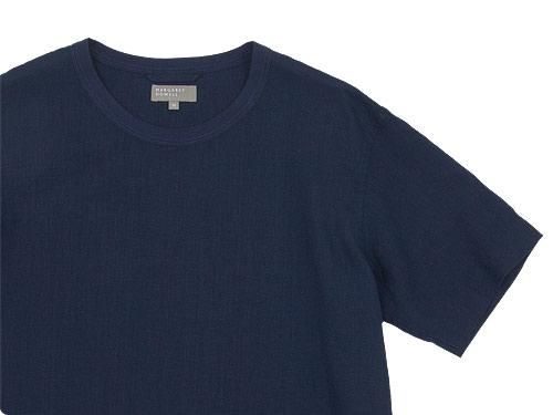 MARGARET HOWELL SHIRTING LINEN T-SHIRTS 120NAVY ̥󥺡
