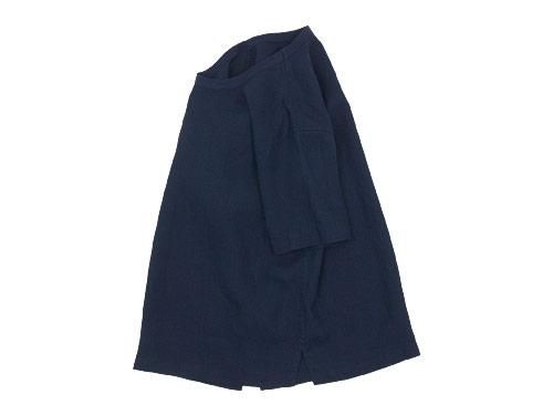 MARGARET HOWELL SHIRTING LINEN T-SHIRTS 120NAVY ̥󥺡