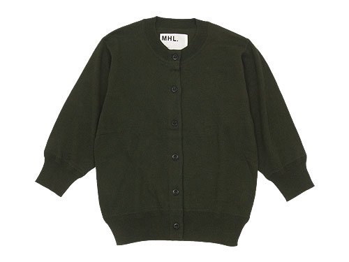 MHL　FINE SLUB COTTON LINEN　カーディガン