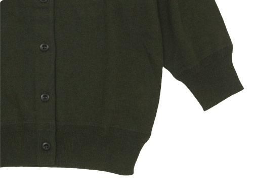 MHL. FINE SLUB COTTON LINEN CARDIGAN 143OLIVE ̥ǥ