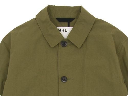 MHL. WASHED COTTON POPLIN COAT 181ARMY GREEN ̥󥺡