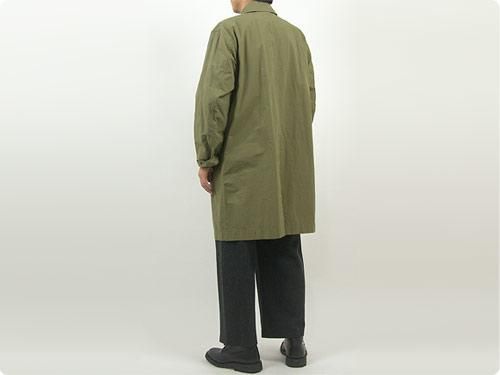 MHL. WASHED COTTON POPLIN COAT 121NAVY ̥󥺡