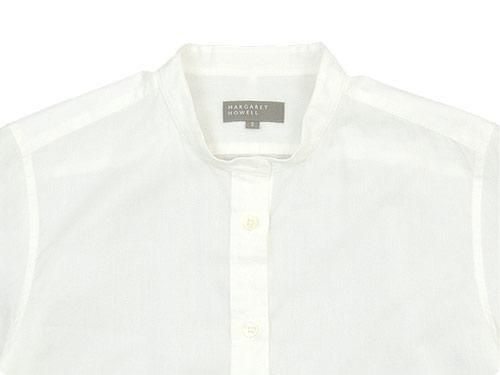MARGARET HOWELL SOFT COTTON TWILL P/O SHIRTS 030WHITE̥ǥ