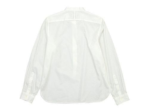 MARGARET HOWELL SOFT COTTON TWILL P/O SHIRTS 030WHITE̥ǥ