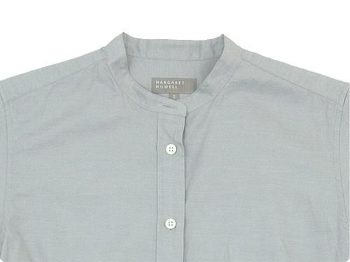 MARGARET HOWELL SOFT COTTON TWILL P/O SHIRTS 021GRAY̥ǥ