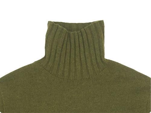 MARGARET HOWELL WOOL CASHMERE HIGH NECK KNIT 181OLIVE LEAF̥ǥ