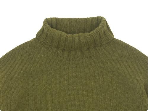 MARGARET HOWELL WOOL CASHMERE HIGH NECK KNIT 181OLIVE LEAF̥ǥ