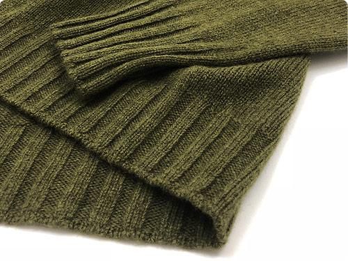 MARGARET HOWELL WOOL CASHMERE HIGH NECK KNIT 181OLIVE LEAF̥ǥ