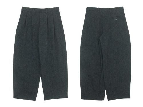 Charpentier de Vaisseau Bryan 2Tuck Pants GRAY x BLACK