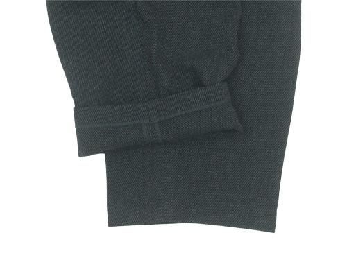 Charpentier de Vaisseau Bryan 2Tuck Pants GRAY x BLACK
