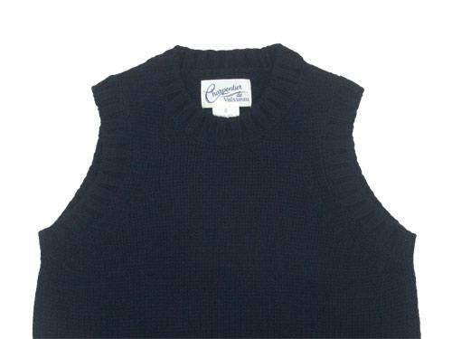 Charpentier de Vaisseau Kurson 3G Crew Neck Knit Vest NAVY