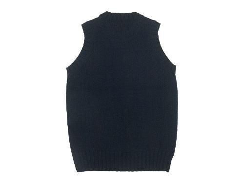 Charpentier de Vaisseau Kurson 3G Crew Neck Knit Vest NAVY