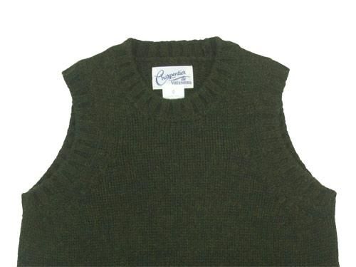 Charpentier de Vaisseau Kurson 3G Crew Neck Knit Vest OLIVE