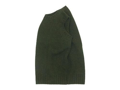 Charpentier de Vaisseau Kurson 3G Crew Neck Knit Vest OLIVE