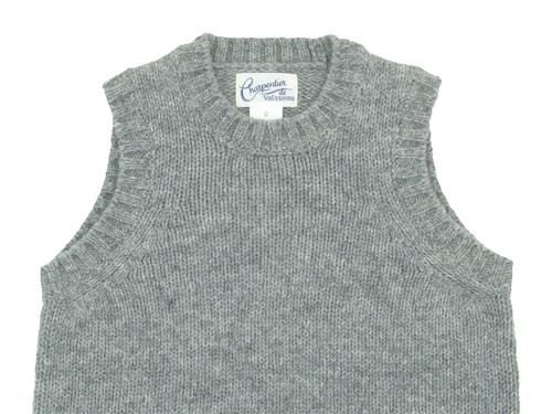 Charpentier de Vaisseau Kurson 3G Crew Neck Knit Vest GRAY