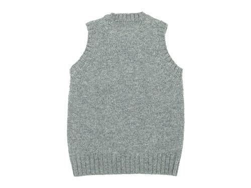 Charpentier de Vaisseau Kurson 3G Crew Neck Knit Vest GRAY