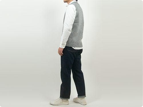 Charpentier de Vaisseau Kurson 3G Crew Neck Knit Vest GRAY
