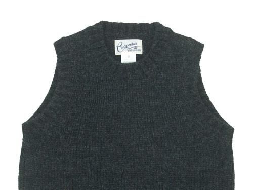 Charpentier de Vaisseau Kurson 3G Crew Neck Knit Vest DARK GRAY