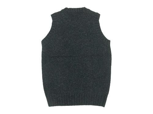 Charpentier de Vaisseau Kurson 3G Crew Neck Knit Vest DARK GRAY