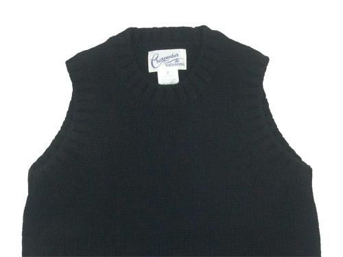 Charpentier de Vaisseau Kurson 3G Crew Neck Knit Vest BLACK