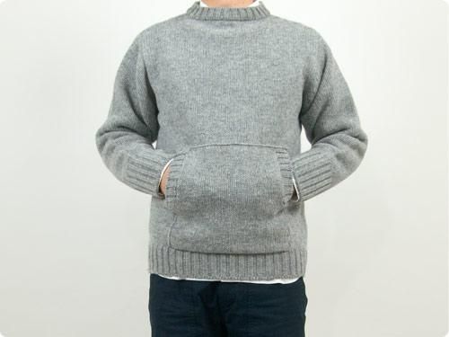 Charpentier de Vaisseau Kurt 3G Horizontal Neck Knit GRAY