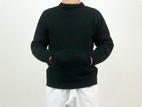 Charpentier de Vaisseau Kurt 3G Horizontal Neck Knit BLACK