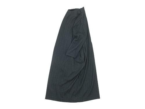 Atelier d'antan Calderʥ crew neck one-piece GRAY