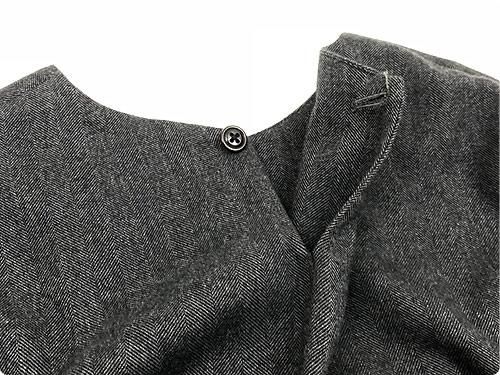 Atelier d'antan Calderʥ crew neck one-piece GRAY