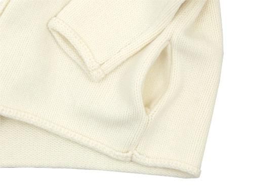 Atelier d'antan Degasʥɥ Wool Cashmere Knit Cardigan WHITE