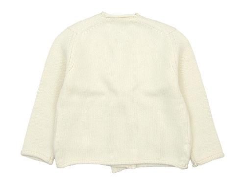 Atelier d'antan Degasʥɥ Wool Cashmere Knit Cardigan WHITE