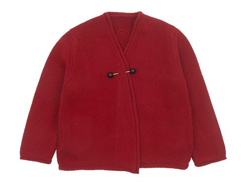 Atelier d'antan Degas（ドガ） Wool Cashmere Knit Cardigan RED