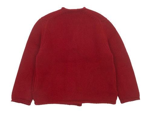 Atelier d'antan Degasʥɥ Wool Cashmere Knit Cardigan RED