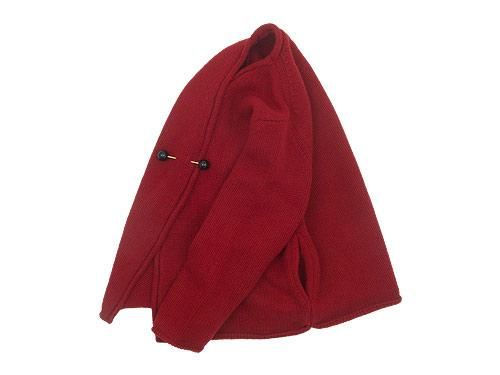 Atelier d'antan Degasʥɥ Wool Cashmere Knit Cardigan RED