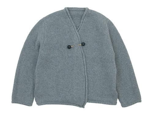 Atelier d'antan Degas（ドガ） Wool Cashmere Knit Cardigan GRAY Atelier d'antan （アトリエダンタン）通販・取扱い rusk（ラスク）