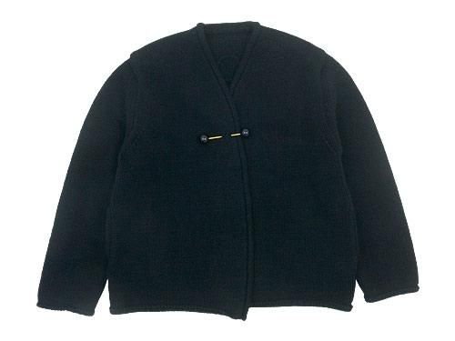 Atelier d'antan Degas（ドガ） Wool Knit Cardigan BLACK Atelier d