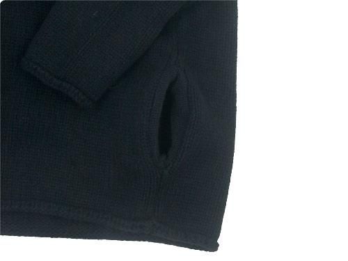 Atelier d'antan Degasʥɥ Wool Cashmere Knit Cardigan BLACK