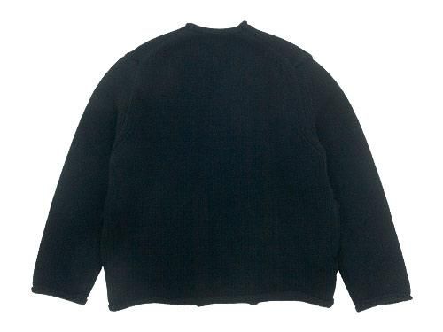 Atelier d'antan Degasʥɥ Wool Cashmere Knit Cardigan BLACK
