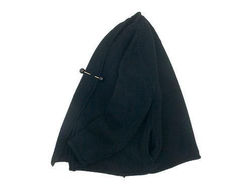 Atelier d'antan Degasʥɥ Wool Cashmere Knit Cardigan BLACK