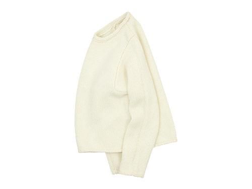 Atelier d'antan Mullanʥޥ Wool Cashmere Knit WHITE