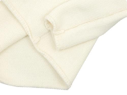 Atelier d'antan Kubinʥӥ Wool Cashmere Turtle Knit WHITE