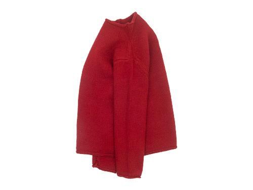 Atelier d'antan Kubinʥӥ Wool Cashmere Turtle Knit RED
