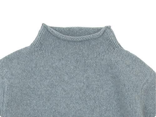 Atelier d'antan Kubinʥӥ Wool Cashmere Turtle Knit GRAY