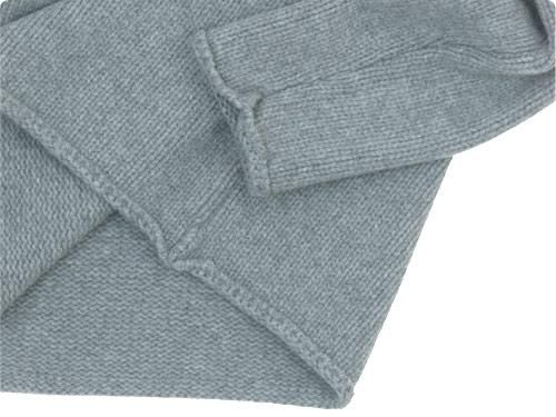 Atelier d'antan Kubinʥӥ Wool Cashmere Turtle Knit GRAY