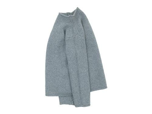 Atelier d'antan Kubinʥӥ Wool Cashmere Turtle Knit GRAY