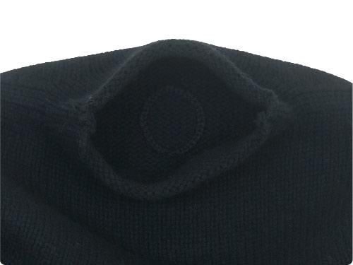 Atelier d'antan Kubinʥӥ Wool Cashmere Turtle Knit BLACK